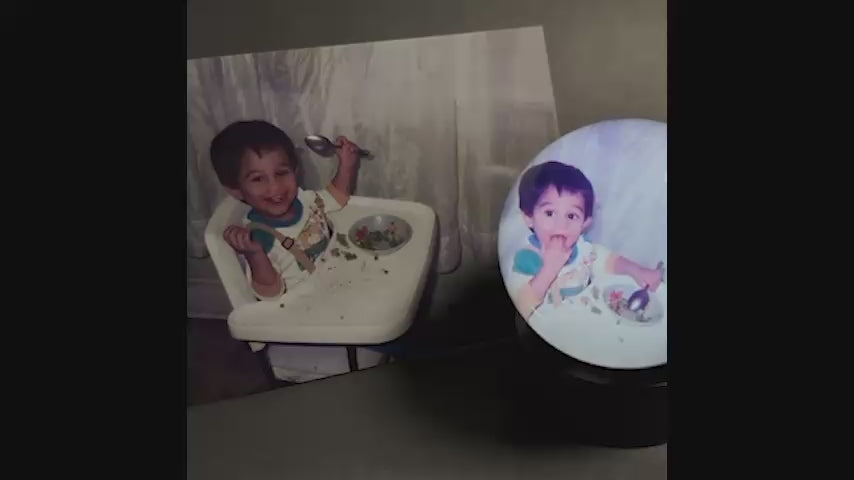 Aurora Keepsake Globe — Bring Photos to Life