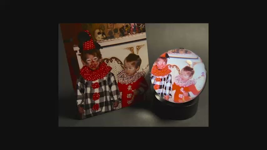 Aurora Keepsake Globe — Bring Photos to Life